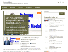 Tablet Screenshot of berbagikata.com